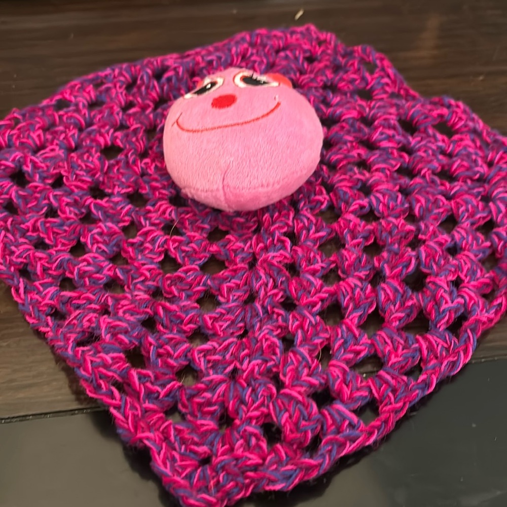Handmade Crocheted Ladybug Lovey